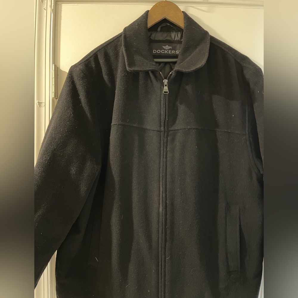 Dockers wool pea coat Men’s Large